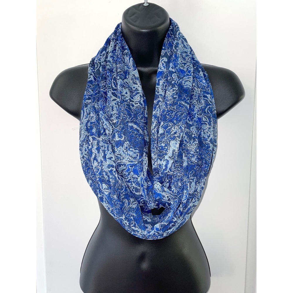 Blue scarf